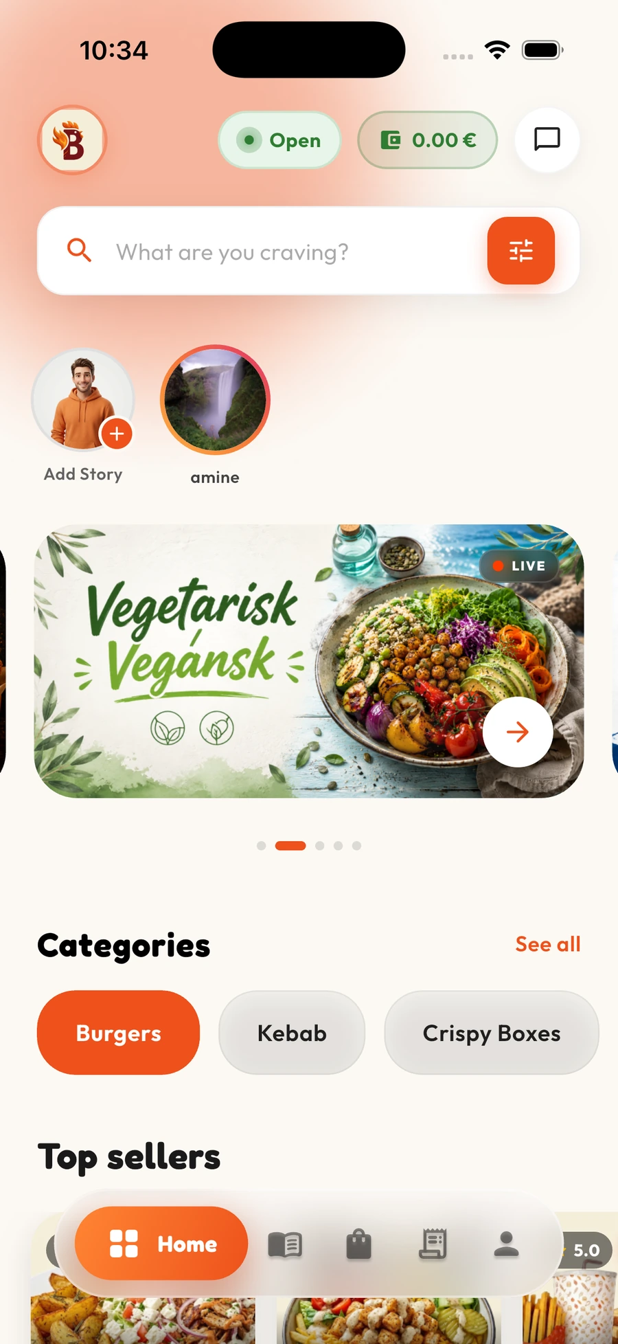 Feature 2 Screen - Daily Stories