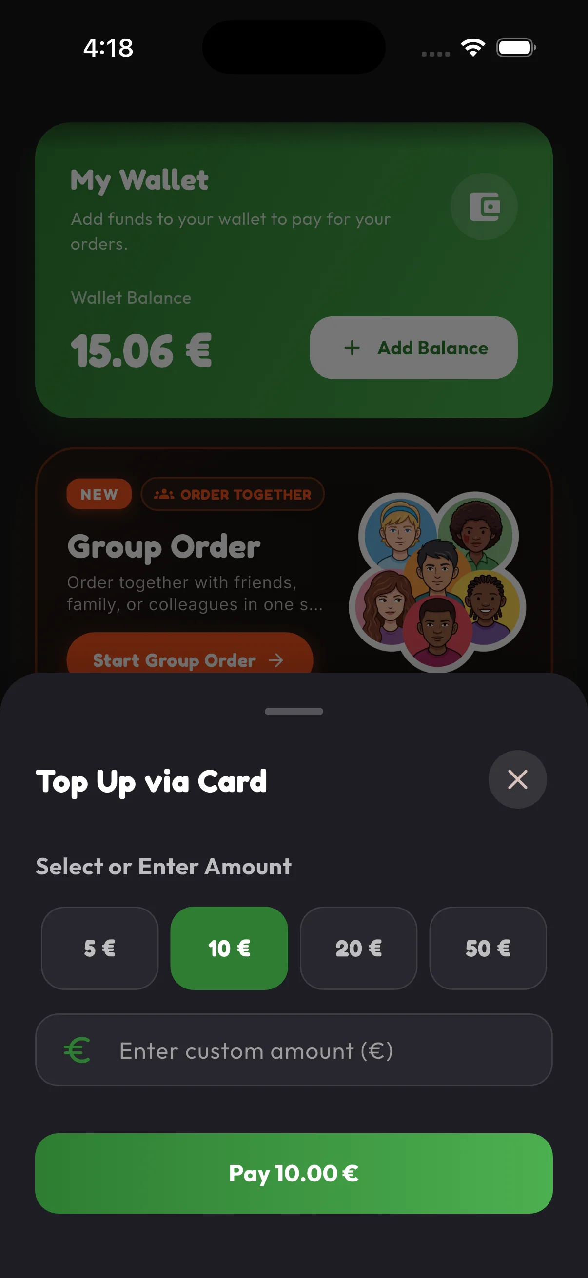 Step 3 - Enter Amount & Pay