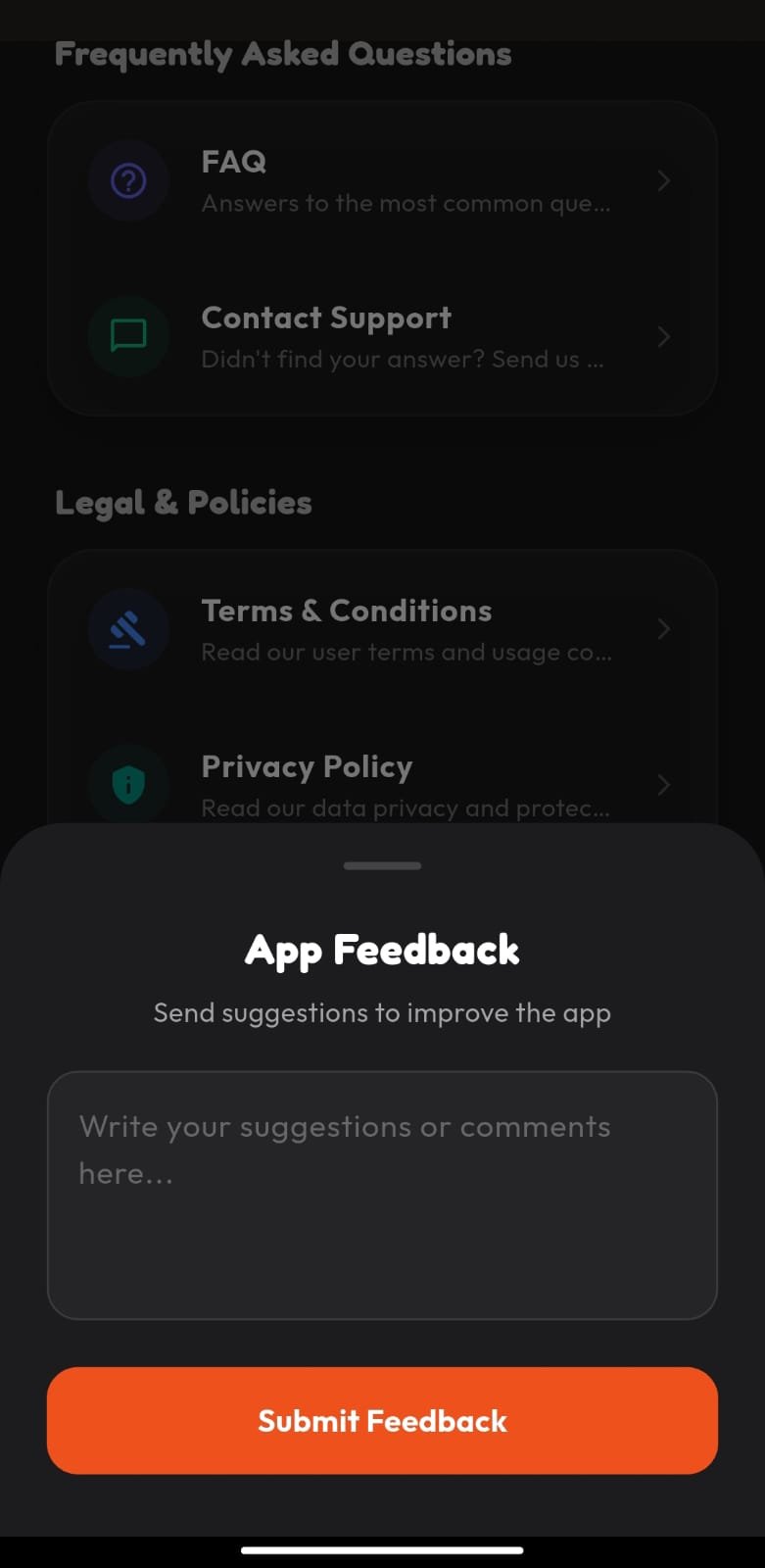 App Screen