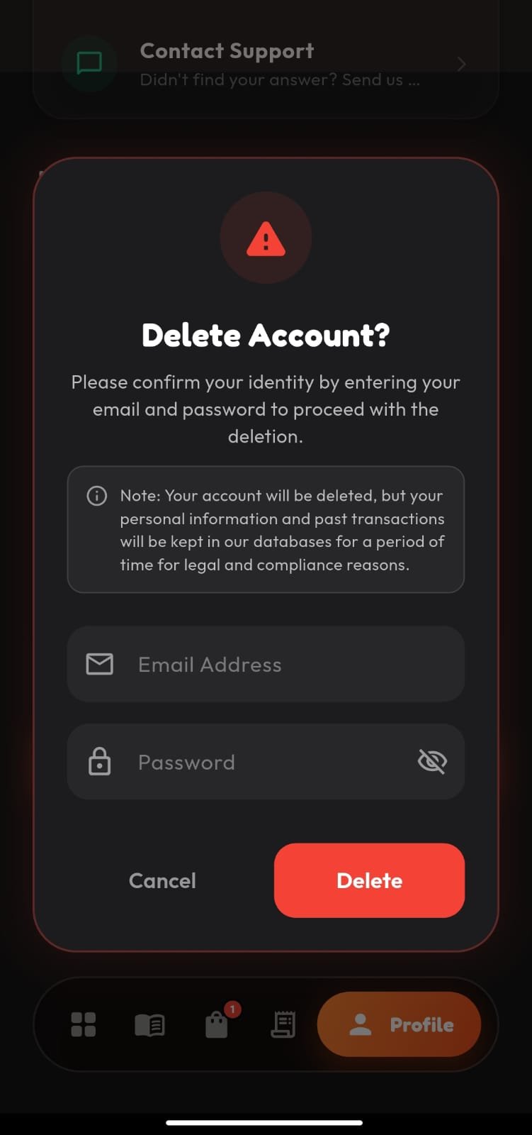 App Screen